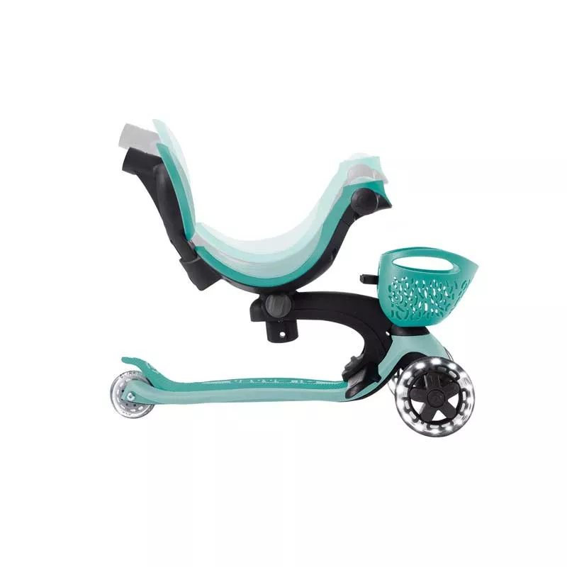 Тротинетка 5 в 1 GLOBBER BABY LEARN 360° FLASH LIGHTS - мента