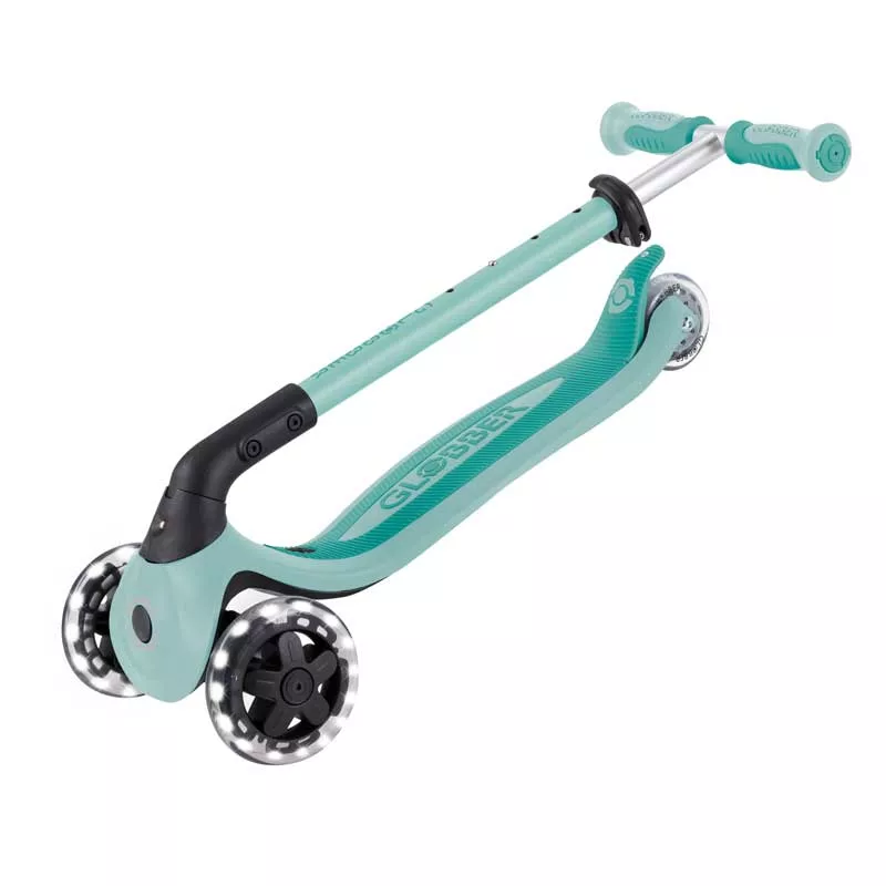 Тротинетка 5 в 1 GLOBBER BABY LEARN 360° FLASH LIGHTS - мента