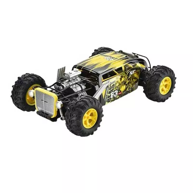 Children's 4x4 car for cascades with RC control 1:12, yellow