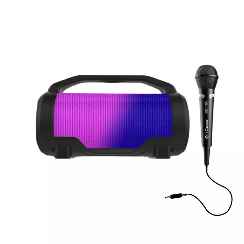 Karaoke Bluetooth speaker with microphone, black