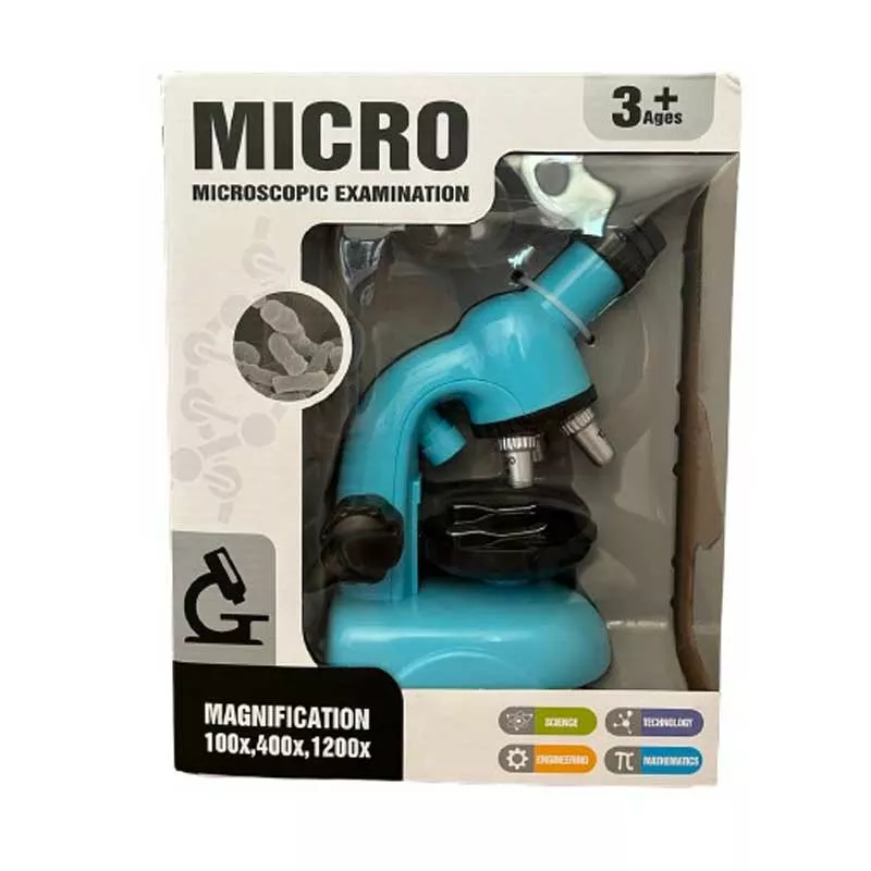STEAM set - Children's microscope 100/400/1200X