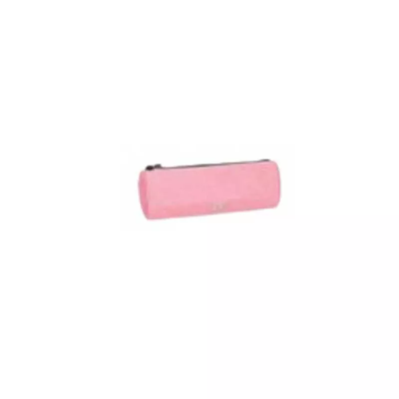 Round school pencil case Toneuptone, pink