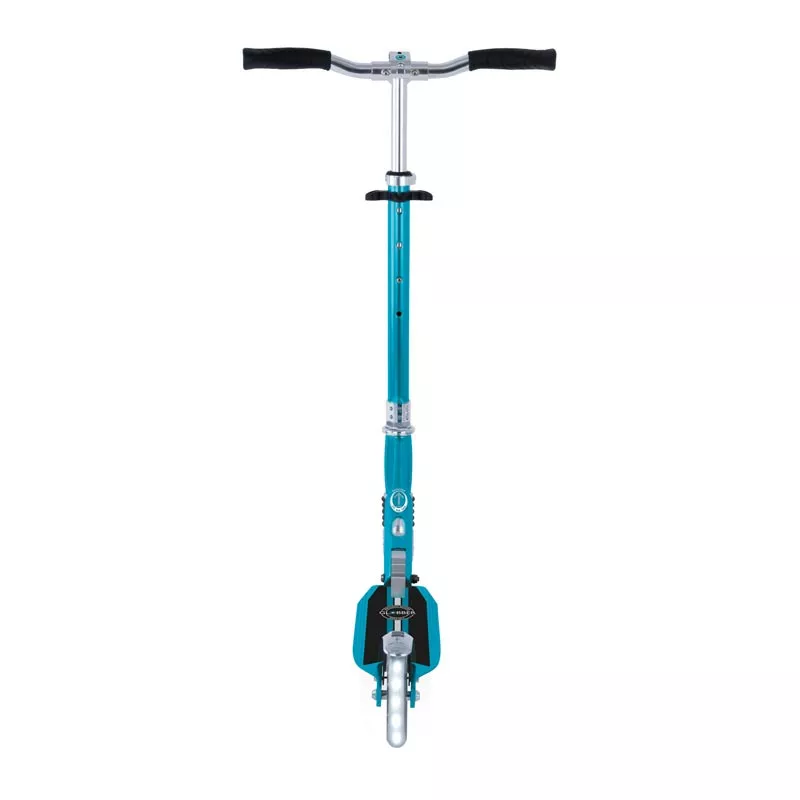 Aluminum folding scooter for kids FLOW ELEMENT COMFORT LIGHTS - aqua