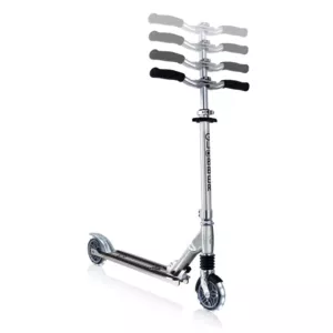 Aluminum foldable scooter for children FLOW ELEMENT COMFORT LIGHTS - silver