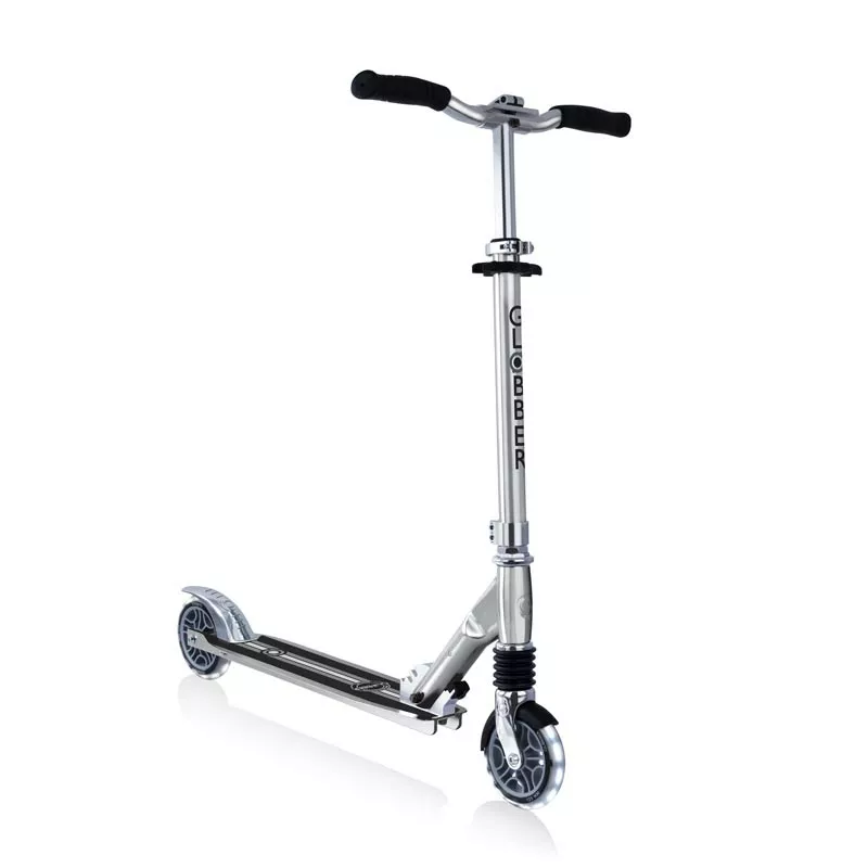 Aluminum foldable scooter for children FLOW ELEMENT COMFORT LIGHTS - silver