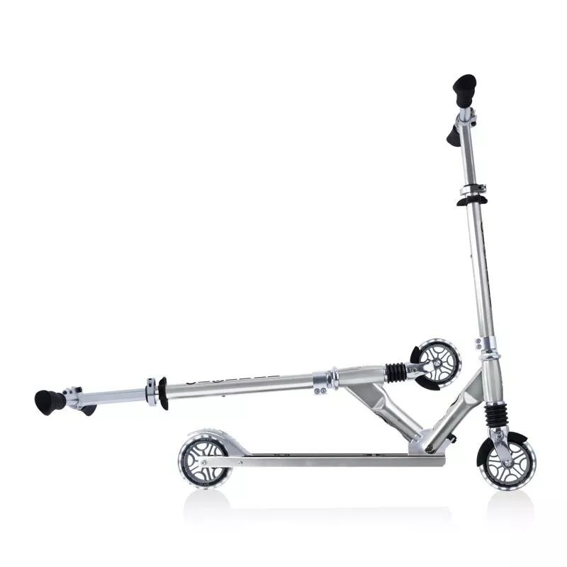 Aluminum foldable scooter for children FLOW ELEMENT COMFORT LIGHTS - silver