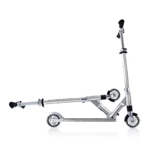 Aluminum foldable scooter for children FLOW ELEMENT COMFORT LIGHTS - silver