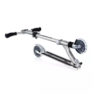 Aluminum foldable scooter for children FLOW ELEMENT COMFORT LIGHTS - silver
