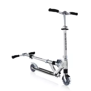 Aluminum foldable scooter for children FLOW ELEMENT COMFORT LIGHTS - silver