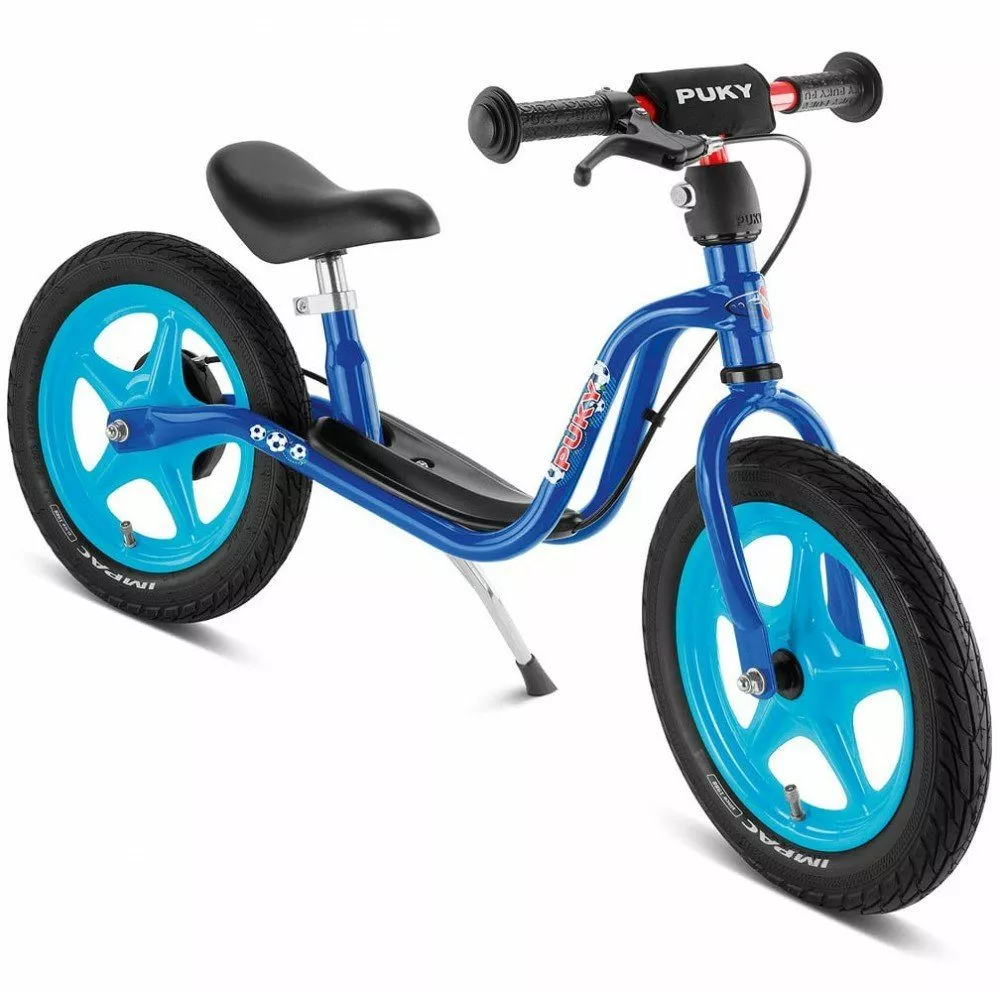 Balancing bike with brake PUKY LR 1L BR - dark blue and light blue