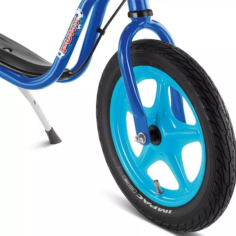 Balancing bike with brake PUKY LR 1L BR - dark blue and light blue