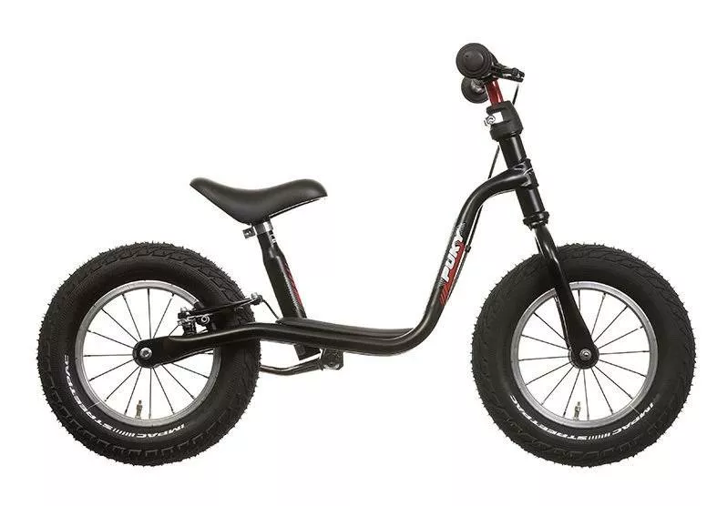 Balancing bike with brake and stand PUKY LR XL - black