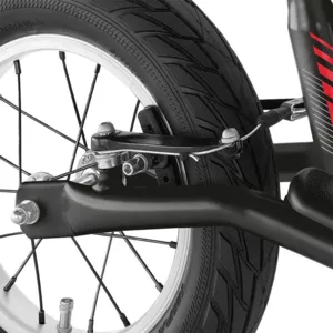 Balancing bike with brake and stand PUKY LR XL - black