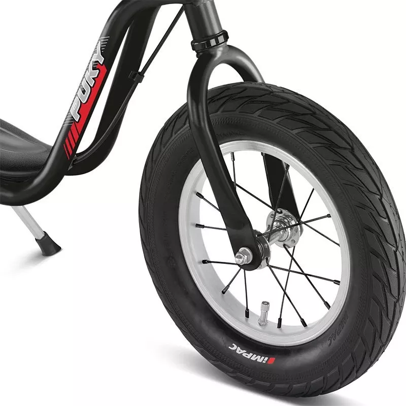 Balancing bike with brake and stand PUKY LR XL - black