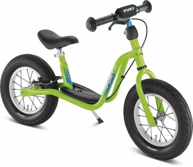 Balancing bike with brakes and kickstand PUKY LR XL - Kiwi
