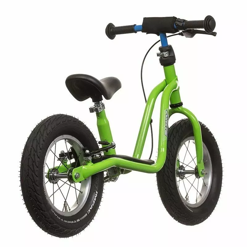 Balancing bike with brakes and kickstand PUKY LR XL - Kiwi
