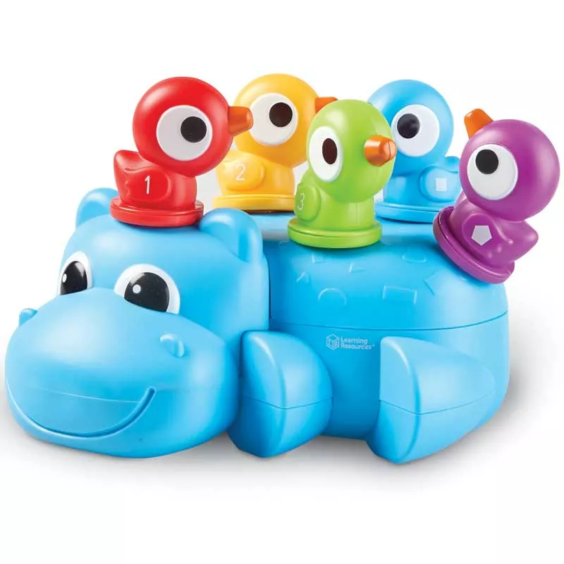 Baby toy for fine motor skills - Hippo Huey