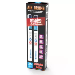 Children's glowing drumsticks, white