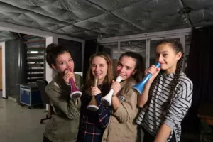 Детски Bluetooth микрофон с LED светлини и тонколона