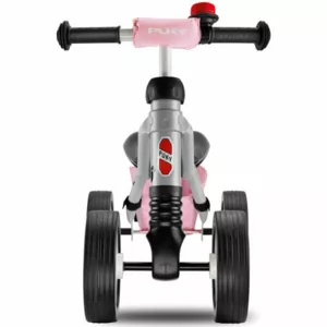 Four-wheeler for kids PUKY Wutsch Bundle, grey-pink