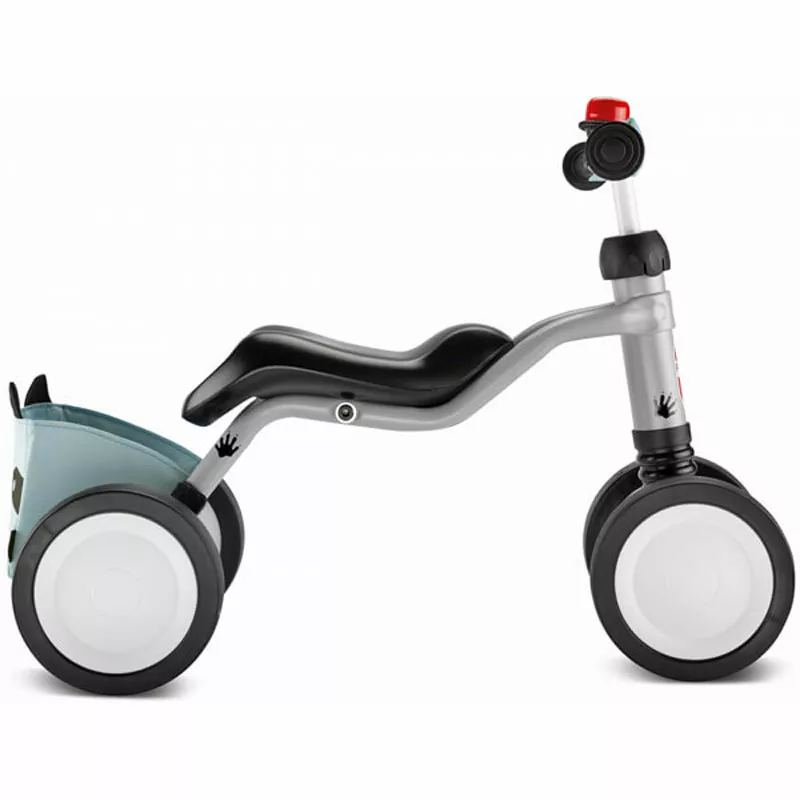 Four-wheeler for children PUKY Wutsch Bundle, light grey