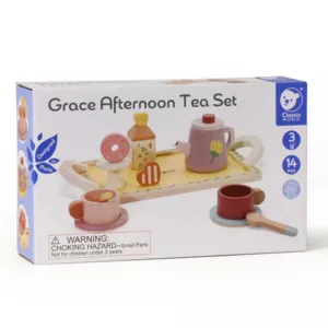 Wooden children's tea set