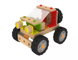 Wooden construction set for children - 218 pieces