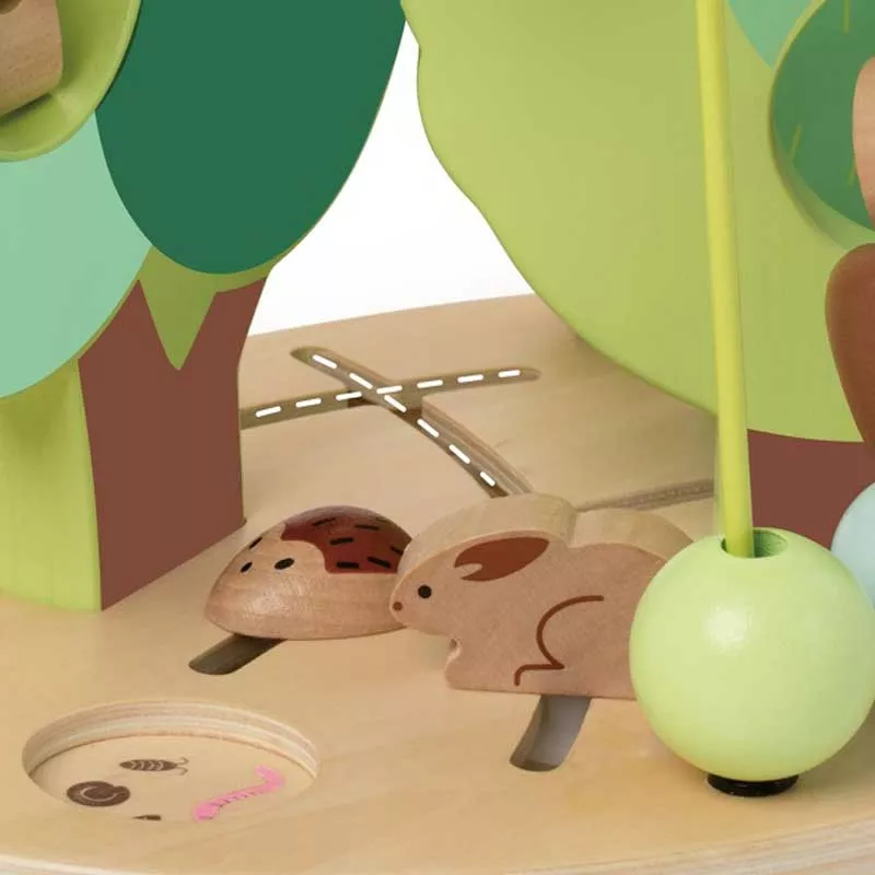 Wooden bonfire - a maze for children - The Enchanted Forest