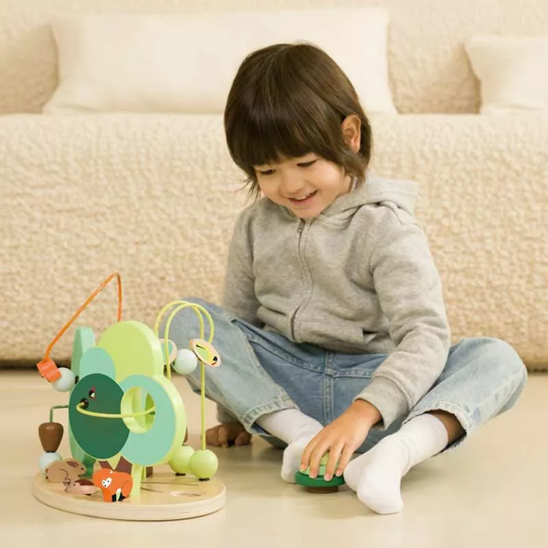 Wooden bonfire - a maze for children - The Enchanted Forest