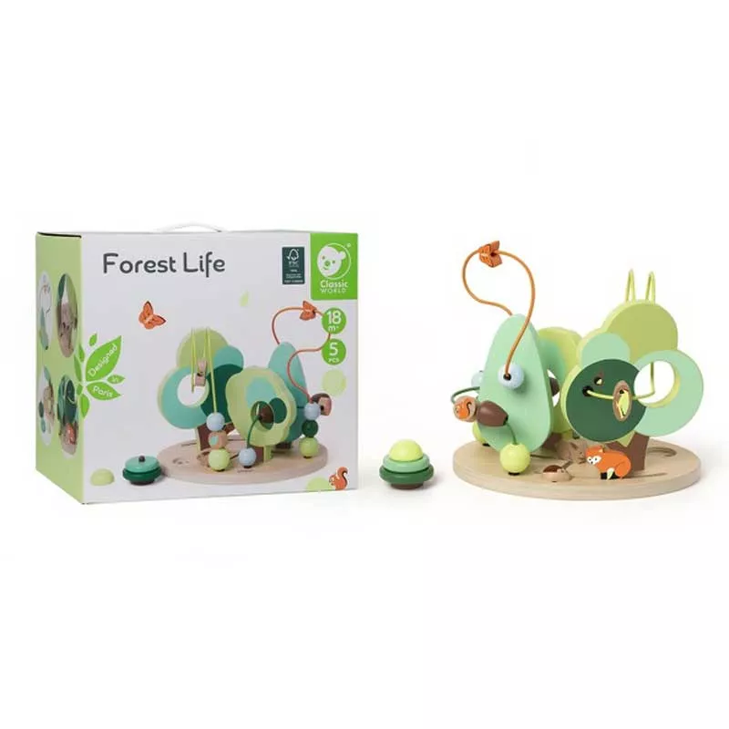 Wooden bonfire - a maze for children - The Enchanted Forest