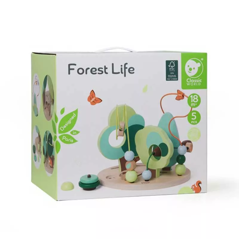 Wooden bonfire - a maze for children - The Enchanted Forest