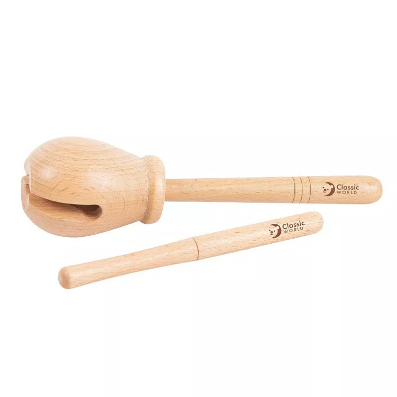 Wooden musical instrument for children - Percussion with a stick