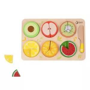 Wooden puzzle for cutting - Fruits