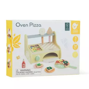 Дървена детска фурна за пици с аксесоари