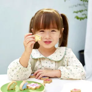 Wooden child's game for balance - Water lily with frogs