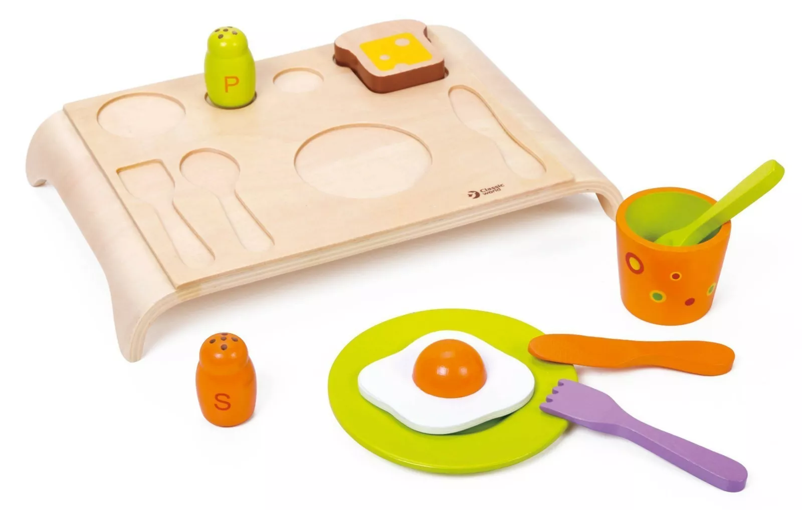 Wooden Toy - Breakfast Set