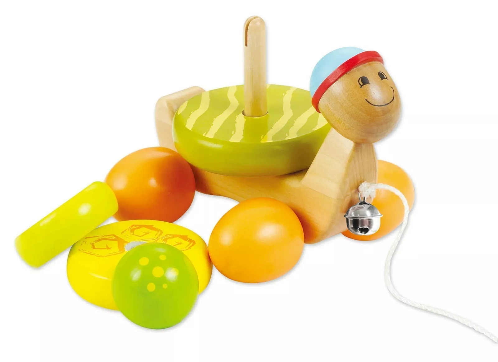 Wooden pull-along toy Tortoise