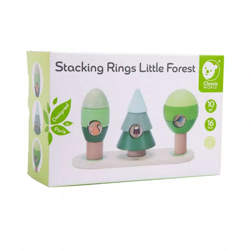 Wooden toy - stacking blocks Forest