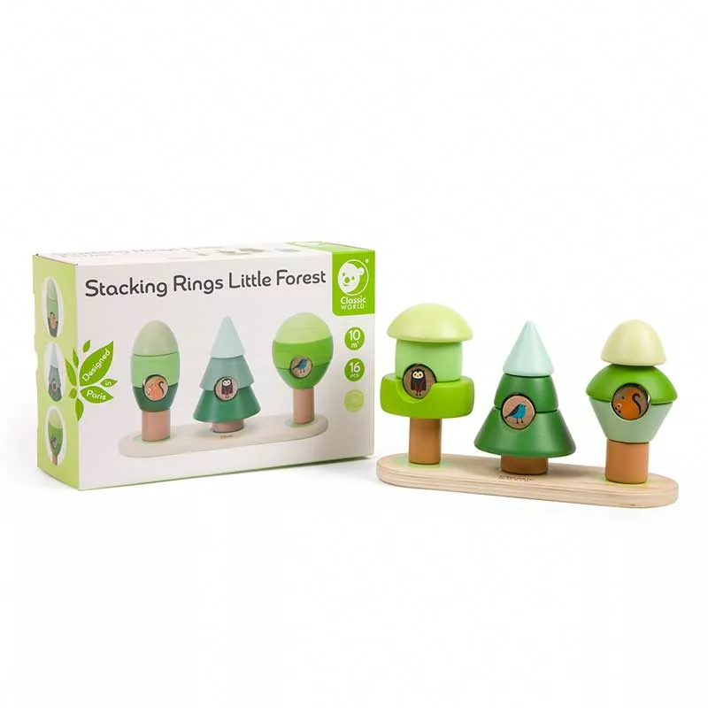 Wooden toy - stacking blocks Forest