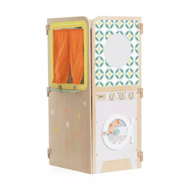 Wooden playhouse for the game "My Little House"