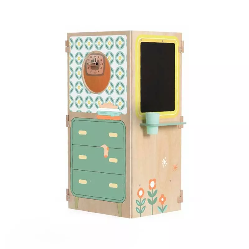 Wooden playhouse for the game "My Little House"