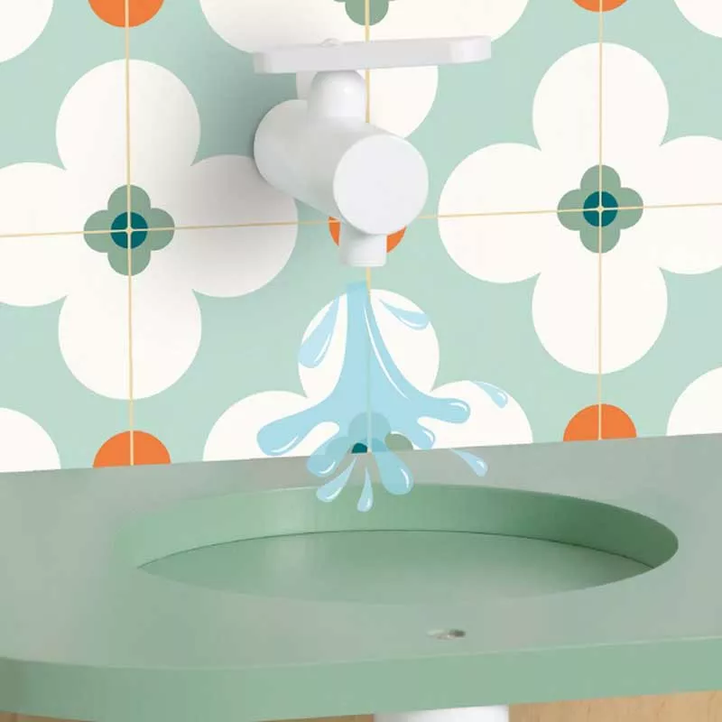 Wooden playhouse for the game "My Little House"