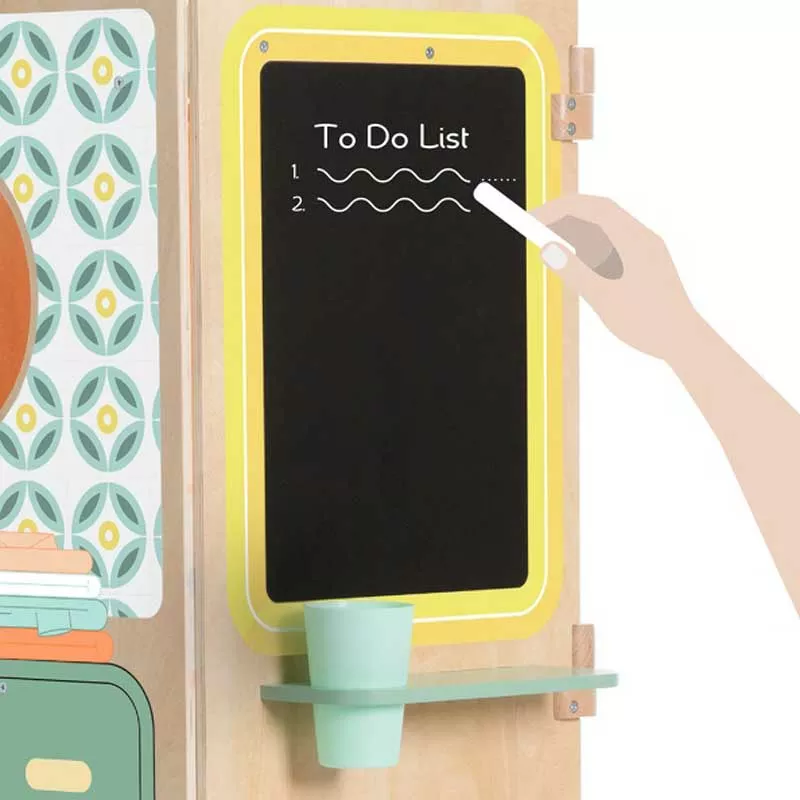 Wooden playhouse for the game "My Little House"