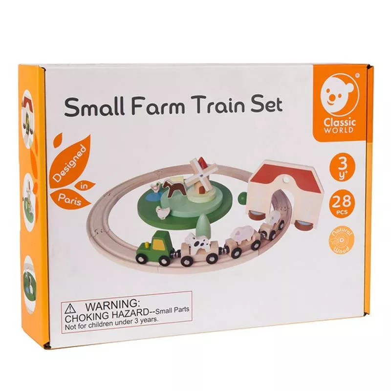 Wooden toy train - The Little Farm