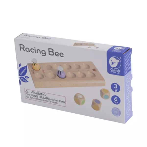 A children's wooden game for fine motor skills - Sweet little bees