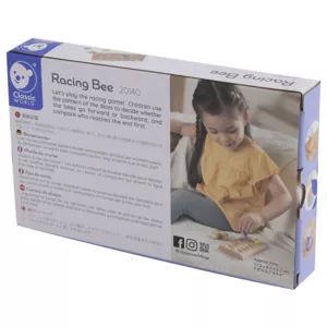 A children's wooden game for fine motor skills - Sweet little bees