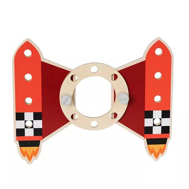 Children's wooden work table - Rocket