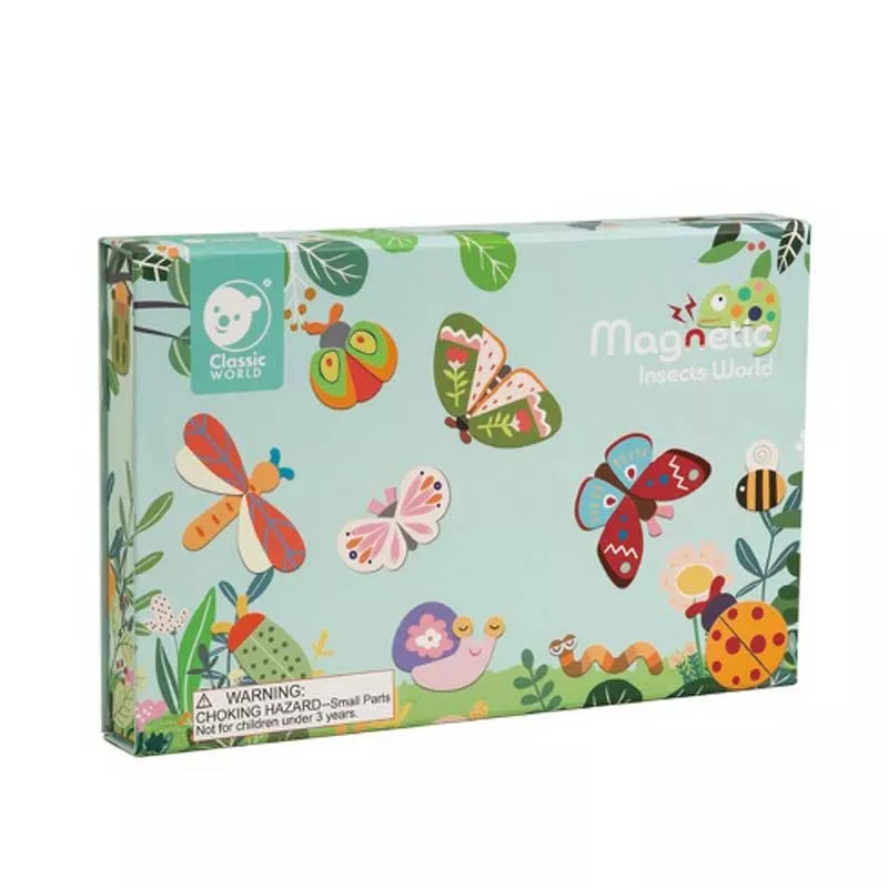 Children's magnetic travel game - The Wonderful World of Insects
