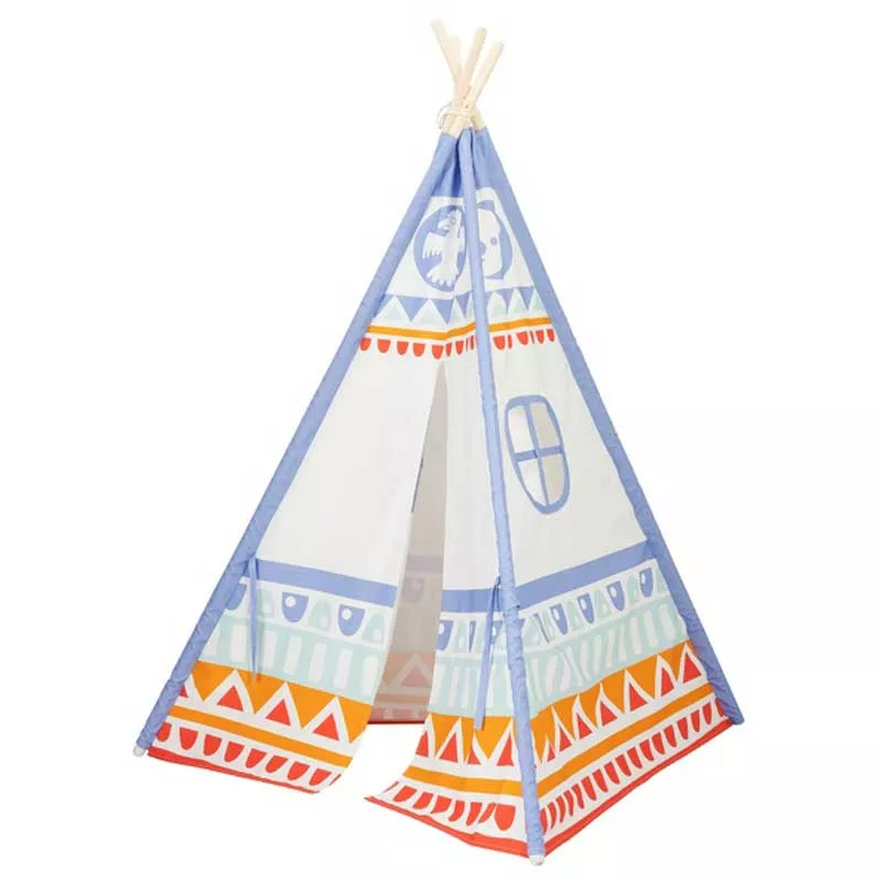 Children's Indian tent Classic World - Teepee blue