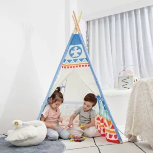 Children's Indian tent Classic World - Teepee blue